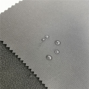 Tissu en polyester et élasthanne, polaire collé, imperméable, <span class=keywords><strong>coupe</strong></span>-<span class=keywords><strong>vent</strong></span>, 320 GSM, pour veste d'extérieur, softshell, uniforme scolaire - Product Image 5