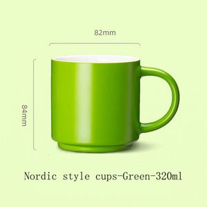 Tazas de Cerámica de Diferentes Colores, Taza de Porcelana China OEM para Beber Agua, Leche y Café - Product Image 3