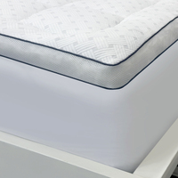 Surmatelas hypoallergénique en mousse à mémoire de forme pour lit simple, idéal pour la maison et les dortoirs étudiants