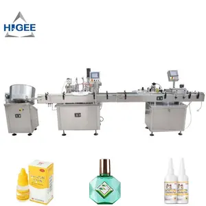 Higee machinery fancy drop eye dropper filling capping machine eye therapy liquid eyedrop filling production system