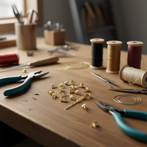 Conector Tipo Perla Ilan, Hebilla de 6mm, Dorado, 120 Piezas - Product Image 2