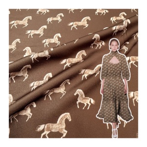 100% polyester <span class=keywords><strong>satin</strong></span> vải nhẹ ngựa in dệt cho quần áo ngủ thiết kế hoa thời trang với một liên lạc quyến rũ - Product Image 1