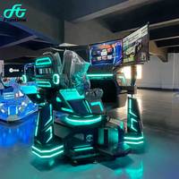 Dropshipping 4D 6D Motion Entertainment Simulateur de conduite de voiture à triple écran VR MR 3 Machine de jeu de course à trois écrans