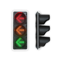 Feu de signalisation routière LED de 300 mm IP65 en métal, fournisseur chinois