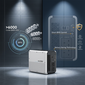 อุปกรณ์จ่ายไฟฉุกเฉิน SHS1000 1 กิโลวัตต์ชั่วโมง รองรับการจ่ายไฟ AC DC สองระบบ ใช้งานได้กับอุปกรณ์ไฟฟ้าหลากหลายชนิด ชุดโซลาร์เซลล์แบบออฟกริด - Product Image 1