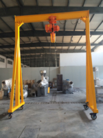 Grue à portique électrique réglable de 1 tonne, 2 tonnes, 3 tonnes, cadre de grue à portique mobile portable de 5 tonnes