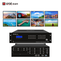 Matriz de Video Modular 4x8 AV HD-MI sin Interrupciones, Controlador de Video Wall con Control RS232 TCP, ODT-3U04HD08A Metálico