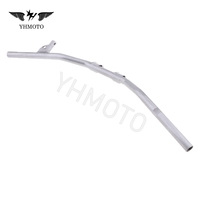 Pièces de moto tout-terrain Dirt Pit Bike, guidon de direction en fer argenté, guidon de poignée, barre de main pour Yamaha PW50 PEEWEE PW 50