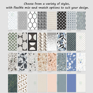 Large Formate 1200 X 600 <strong>Mosaic</strong> <strong>Patterned</strong> Porcelain <strong>Tile</strong> for Hotel Living Room Background Careaux Stone <strong>Tiles</strong> - Product Image 2