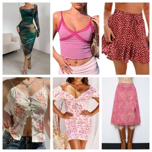 Venta al por Mayor de Lotes Mixtos de Ropa Casual para Mujer: Vestidos, Blusas, Pantalones, Camisetas, Envíos Aleatorios - Product Image 1