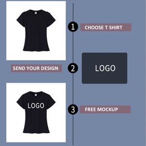 Camiseta de Verano con Diseño Personalizado, Corte Regular, Básica, Cuello Redondo, Ajustada, de Algodón para Mujer - Product Image 3