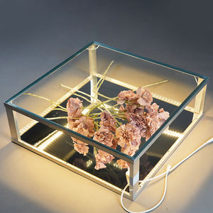 Nuevo diseño, decoración de escenario LED transparente, pista de baile Led rellena de flores, escenario de boda para fiesta, evento, decoración de boda - Product Image 3