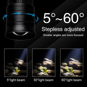 Lumière LED Full Spectrum <span class=keywords><strong>Aqua</strong></span> Week 10W IP66 Ra90 pour <span class=keywords><strong>aquarium</strong></span> planté et aménagement paysager, forme cylindrique - Product Image 4