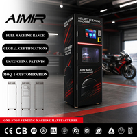 Aimir Machine de nettoyage de casques à bac unique, avec paiement par carte, lavage à la vapeur, désodorisation et séchage, pour distributeur automatique