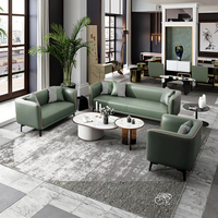 Dareko Exclusivo Minimalista Nuevo Modelo Sofá Conjunto Moda Diseño Moderno Estilo Suave Sofá Conjunto para Apartamento Sala de Estar Oficina