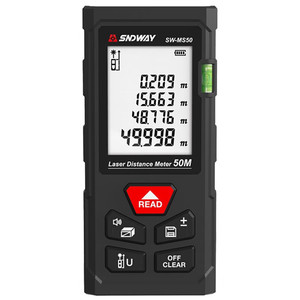 Télémètre laser Sndway 50M, outil de mesure numérique pour usage intérieur et extérieur - Product Image 2