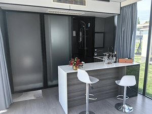 Casa de cápsula espacial prefabricada portátil para vivir en una casa pequeña Casa prefabricada Blanco Cocina y baño totalmente equipados pueden personalizarse - Product Image 4