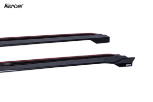 Séparateur latéral de lèvre de pare-chocs latéral de jupe latérale en Fiber de carbone personnalisée/sèche de haute qualité de Style Karbel pour Audi A4 S4 B9.5 - Product Image 4