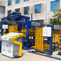 Machine à fabriquer des blocs de béton QT4-16 HF entièrement automatique à grande vitesse et haute pression, alimentée par un moteur hydraulique, ligne de production de briques