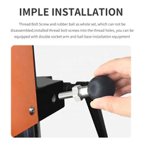 Connecteur à bille à filetage mâle de 1.5 pouces pour bras et base de montage RAM