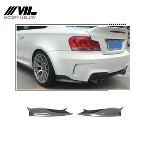 E82 1M סיבי פחמן אחורי פגוש ספליטר שפתיים עבור BMW E82 1M 2D