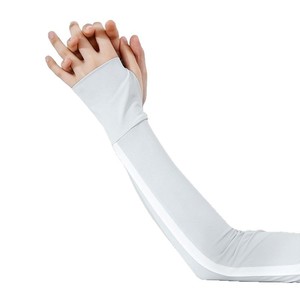 Manchons de protection en soie glacée <span class=keywords><strong>pour</strong></span> femmes, adaptés à la conduite, à l'équitation, aux vélos <span class=keywords><strong>électrique</strong></span>s, aux sports d'été et aux activités de plein air, protection UV, fins - Product Image 4