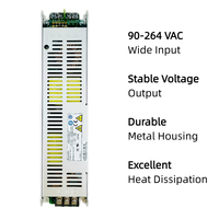 Fuente de Alimentación LED de 400W 4.5V 80A para Pantalla, 3.8-5V Ajustable, PFC Activo, Protección Contra Cortocircuitos, PSU Industrial
