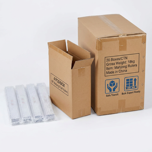 Juego de 4 Piezas de Soporte y Empujador de Mahjong Americano de Acrílico Transparente de 18 Pulgadas, Regla Transparente para Cartas de Mahjong con Varilla de Empuje, Estándar NMJL - Product Image 5