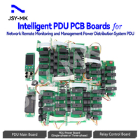 Caja de Distribución de Energía Inteligente IP PDU |   Monitorización Ambiental con Puerto Ethernet y Protocolo SNMP, 110V-250VAC, Máx. 63A, para Centros de Datos