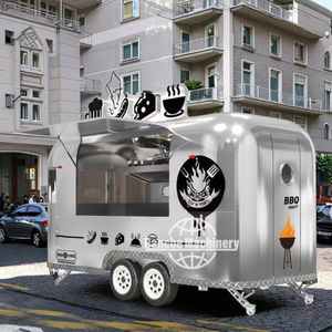 Camion de restauration mobile, camion de café et de hot-dogs avec équipement de cuisine complet, acier galvanisé, garantie de 2 ans - Product Image 1