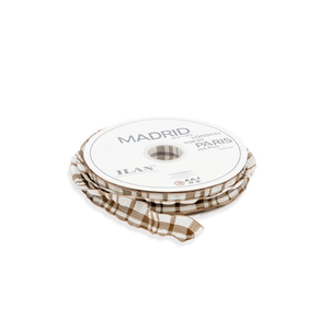 ILAN Nastro Decorativo 2.5Cm 91M Motivo a Quadretti Madrid per Lavori Artigianali - Product Image 1