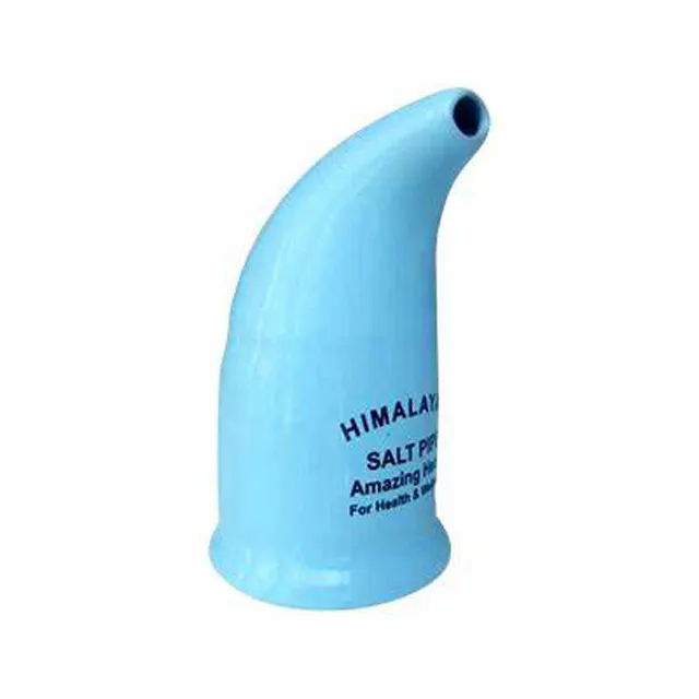 Keramische Blauw Draagbare Himalaya Zout Pijp Inhalator
