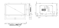 Monitor Táctil Industrial Capacitivo de Montaje en Pared a Precio de Fábrica, Pantalla LCD Industrial de 15, 19 y 21.5 Pulgadas, 1920*1080, Computadora Todo en Uno