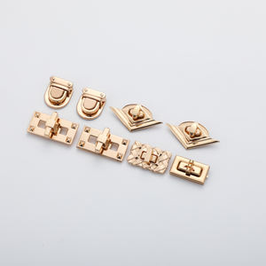 <span class=keywords><strong>Precio</strong></span> de fábrica Personalizar Bolsa de metal Piezas de hardware Twist Lock Moda Bolso Turn Lock - Product Image 5