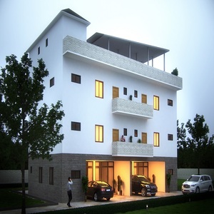 Hiện Đại 3 Phòng Ngủ Nhà Thiết Kế Nhanh Chóng Cài Đặt Công Nghệ Mới Đúc Sẵn Khách Sạn Xây Dựng Sàn Kế Hoạch Bánh Sandwich Bảng Điều Chỉnh Carport - Product Image 3