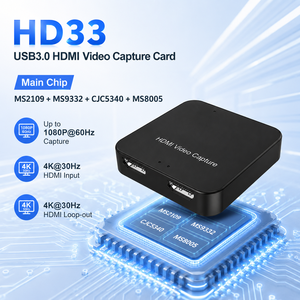 Tarjeta Capturadora <span class=keywords><strong>de</strong></span> Video HDMI a USB 3.0 4K con Salida en Bucle, 1080P 60Hz, Entrada <span class=keywords><strong>de</strong></span> Audio <span class=keywords><strong>de</strong></span> 3.5mm, Caja Grabadora <span class=keywords><strong>para</strong></span> Transmisión en Vivo PS5 <span class=keywords><strong>PC</strong></span> - Product Image 4