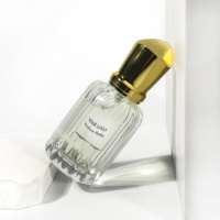 Flacon en verre pour fabricant de parfums, bouteille d'huile essentielle 30ml 50ml 100ml, atomiseur de parfum, flacon de parfum unique en verre rayé