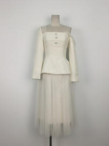 ชุดเดรสออกงานหรูหราสำหรับผู้หญิงชุดเดรสผ้าโปร่งยาวครึ่งกระโปรงผ้าโปร่งคุณภาพสูงสำหรับ2025 - Product Image 4