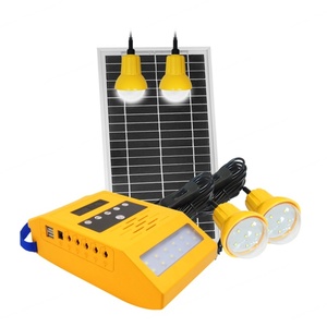 Portable Mini Lithium Ion <b>Solar</b> Power <b>System</b> for Home Electricity Generation and 40W LED Indoor <b>Lighting</b> Kits - Product Image 1