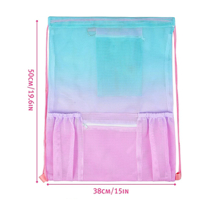 Borsa da nuoto personalizzata di alta qualità zaino con coulisse con tasca bagnata zaino da spiaggia per borse da nuoto - Product Image 2