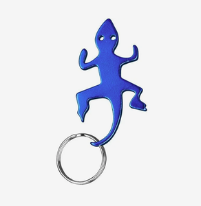 Décapsuleur porte-clés personnalisé en forme de lézard, cadeau promotionnel en acier inoxydable, vente en gros, nouveauté pour l'extérieur - Product Image 5