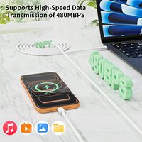 Chargeur rapide 40W USB Type C pour iPhone 17/17 Air/17 Pro/17 Pro Max, adaptateur secteur et câble