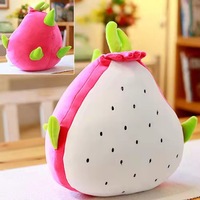 Custom Simulatie Pitaya Vlees Oranje En Durian Pluche Kussen Speelgoed Realistische Zachte Fruit Pluche Pop Kussens
