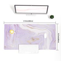 Tapis de souris ergonomique en cuir PU imperméable à l'eau, dessin animé, confortable, pour le bureau et la maison, en stock, 800x400mm