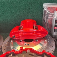 Kit de freinage surdimensionné pour Mercedes E300L W213 avec étriers intégrés EPB, 6 pistons avant + 4 pistons arrière, rotors percés 390mm/360mm