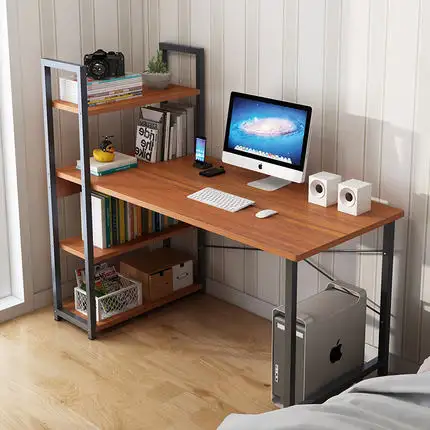 간단한 컴퓨터 데스크탑 데스크 홈 단순 임대 방 통합 테이블 책장 조합 침실 사무실 학생 책상