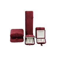 Boîte cadeau de luxe carrée moderne personnalisée en plastique pour la Saint-Valentin, avec fermeture à pression, pour bracelet, pendentif perle, collier, bague
