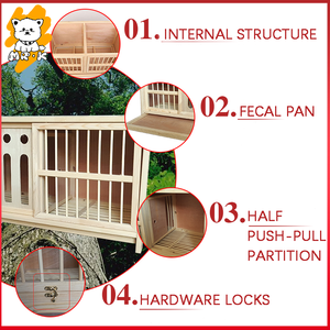 Chim Bồ Câu Tổ Hộp Kết Hợp Đua Chim Bồ Câu Chăn Nuôi Lồng Ghép Nối Lồng Rắn Nút Miễn Phí Vận Chuyển Lớn Tổ Bằng Gỗ Ngoài Trời - Product Image 3