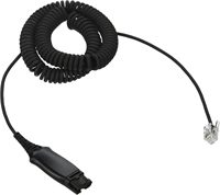 Adaptateur de câble RJ9 QD HIS pour téléphones IP Avaya séries 1600 et 9600, compatible avec les modèles Plantronics, accessoires pour casques téléphoniques