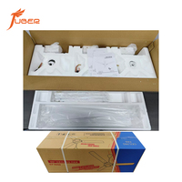 Ventilateur de plafond décoratif en métal de 1400 mm (56 pouces) avec kit d'éclairage, télécommande intelligente, débit d'air élevé, pour projets résidentiels